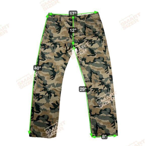 Levi’s White Tab 100% Cotton Camouflage Chino Pants Size 34x29 - Picture 5 of 13